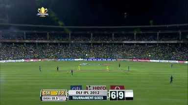 Match 74 CSK vs MI – Hussey's Six