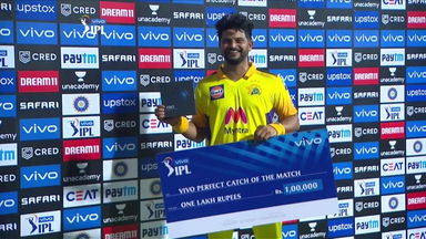 M19: CSK vs RCB  – Vivo perfect catch of the match – Suresh Raina
