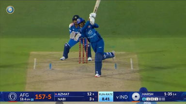 IND vs AFG 2026, 1st ODI: Azmatullah Omarzai Six