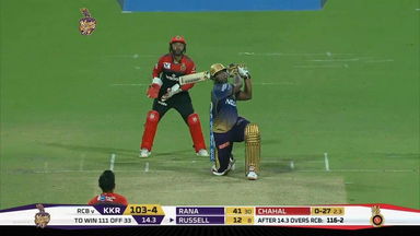 M35: KKR vs RCB – Andre Russell Six