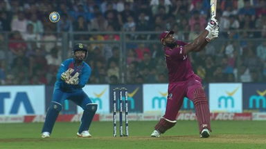 IND vs WI 2019, 3rd T20I: Kieron Pollard Six