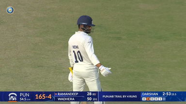 Ranji Trophy 2025-26, Punjab vs Goa: Nehal Wadhera's fighting knock of 55*(128)