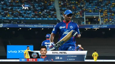 M50: DC vs CSK – Ripal Patel Wicket