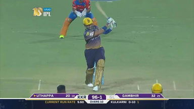 M23: KKR vs GL – Robin Uthappa Six