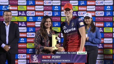 Herbalife Active Catch of the Match: Match 20, Mumbai Indians vs Royal Challengers Bengaluru, WPL 2025: Ellyse Perry