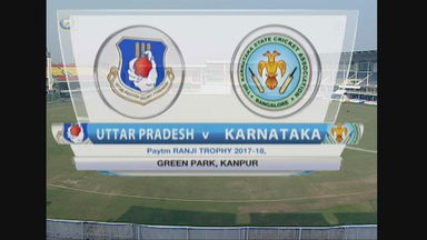 Ranji Trophy 2017-18: Uttar Pradesh vs Karnataka - Day 1 Highlights