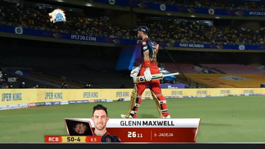 M22: CSK vs RCB – Glenn Maxwell Wicket