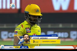 M14: CSK vs SRH – Kedar Jadhav Wicket
