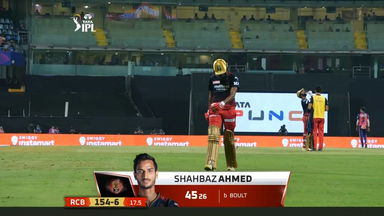 M13: RR vs RCB – Shahbaz Ahmed Wicket