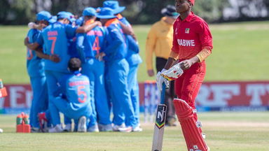 ICC U19 WC: IND v ZIM, Highlights