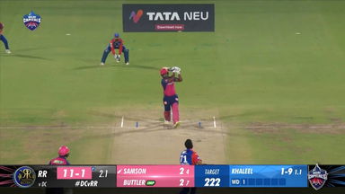 M56: DC vs RR  – Sanju Samson Six