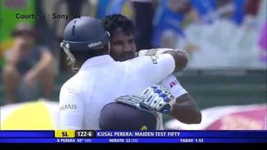 SL vs India, 3rd Test - Kusal Perera's counter-attacking half century