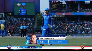 M46: DC vs RCB – Colin Ingram Wicket