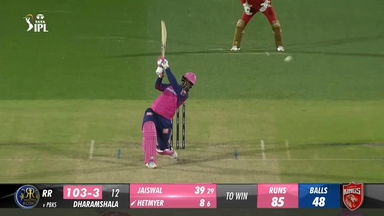 M66: PBKS vs RR – Shimron Hetmyer Six