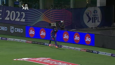 Rovman Powell's superlative fielding effort saves a certain SIX