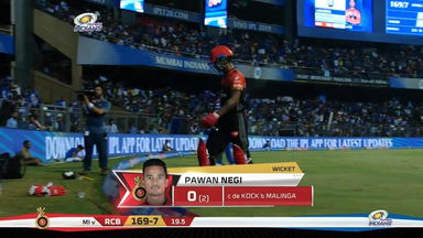M31: MI vs RCB – Pawan Negi Wicket