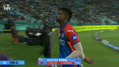 IPL 2025 M40: LSG vs DC - Abishek Porel Wicket