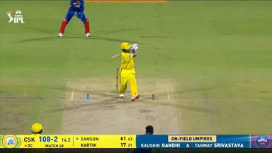 IPL 2026 M48: DC vs CSK - Sanju Samson Six
