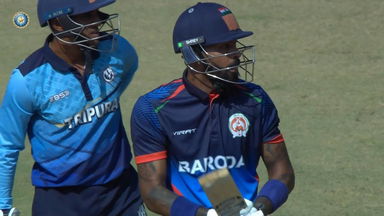 SMAT 2024, Baroda vs Tripura: Hardik Pandya's whirlwind 47(23)