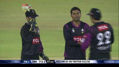 Q4: SRH vs FW – Biplap Samantray lbw b Imran Khalid