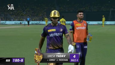 M33: KKR vs CSK – Umesh Yadav Wicket