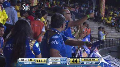 M43: CSK vs MI – Ambati Rayudu Six