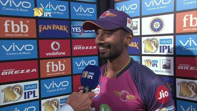 M30: RPS vs KKR – Rahul Tripathi Interview
