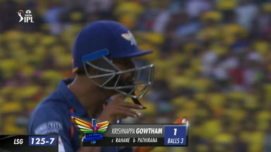 M45: LSG vs CSK –  Krishnappa Gowtham  Wicket