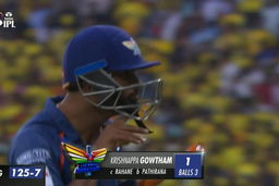 M45: LSG vs CSK –  Krishnappa Gowtham  Wicket