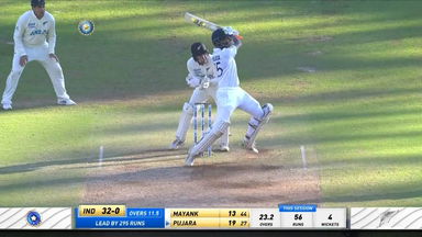 IND vs NZ 2021, 2nd Test, Day 2: Cheteshwar Pujara Six