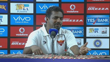 Eliminator: SRH vs KKR – Press Conference – Muttiah Muralitharan