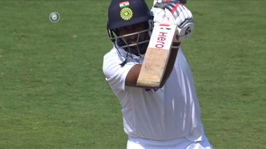 Ashwin's stylish boundary off Broad