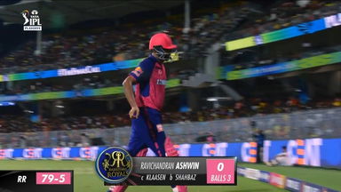 Q2: SRH vs RR – Ravichandran Ashwin Wicket