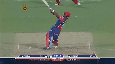 M5: RCB vs DD – Rishabh Pant Six