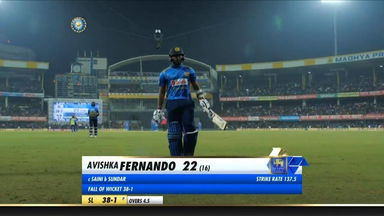 IND vs SL 2020, 2nd T20I: Avishka Fernando Wicket