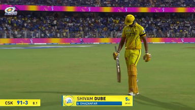IPL 2026 M33: MI vs CSK - Shivam Dube Wicket