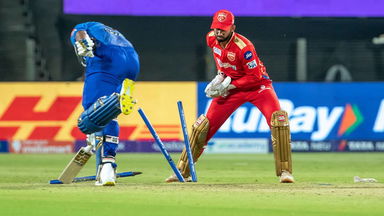 Kieron Pollard gets run-out but consoles SKY while walking off