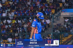 Wicket: Match 13, Delhi Capitals vs Mumbai Indians, WPL 2025: Yastika Bhatia Wicket