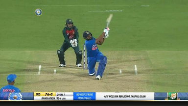 IND vs BAN 2019, 2nd T20I: Rohit Sharma Six