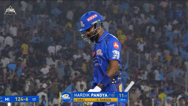 IPL 2025 M09: GT vs MI - Hardik Pandya Wicket