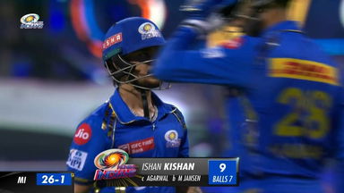 M55: MI vs SRH  – Ishan Kishan Wicket