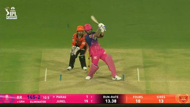 IPL 2026 Eliminator: SRH vs RR - Riyan Parag Six