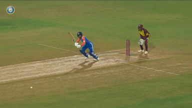 Jemimah gets into the groove with 4,4,4 off Ramharack