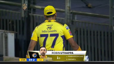M49: RCB vs CSK – Robin Uthappa Wicket