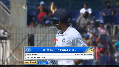 IND vs ENG 2021, 2nd Test, Day 3: Kuldeep Yadav Wicket
