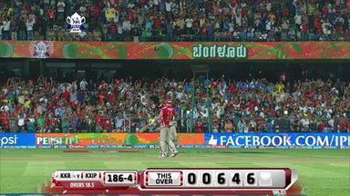 M60: KKR vs KXIP – Wriddhiman Saha Six