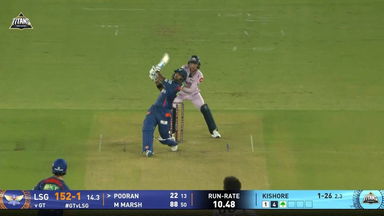 IPL 2025 M64: GT vs LSG - Nicholas Pooran Six