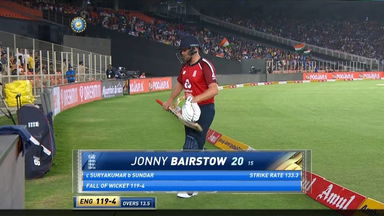 IND vs ENG 2021, 2nd T20I : Jonny Bairstow Wicket
