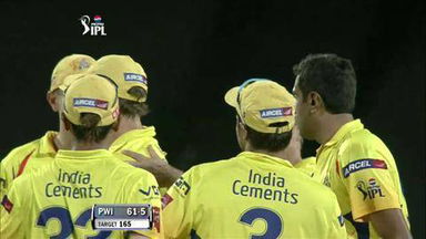 M42: PWI vs CSK – Abhishek Nayar Wicket
