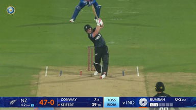 IND vs NZ 2026, 4th T20I: Tim Seifert Six